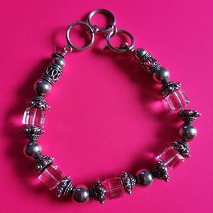 Silver/925 stamped bracelet